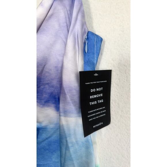 RETROFETE Rylynn silk Mini Dress watercolor Wave L - Picture 8 of 10